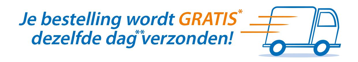 GRATIS verzending vanaf 50 euro